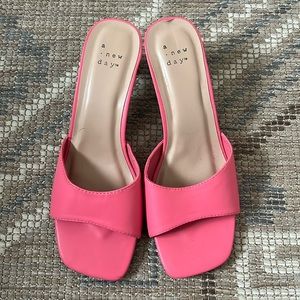 A New Day Lindie Heels - Pink - Size 7